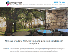 Tablet Screenshot of premiertint.com.au